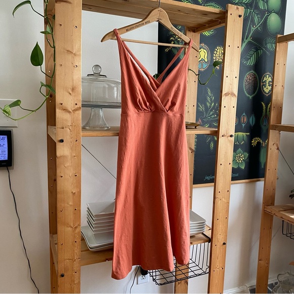 Patagonia Orange Amber Dawn Dress - Picture 5 of 14